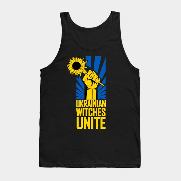 Ukraine Sunflower Tank Top by chjannet